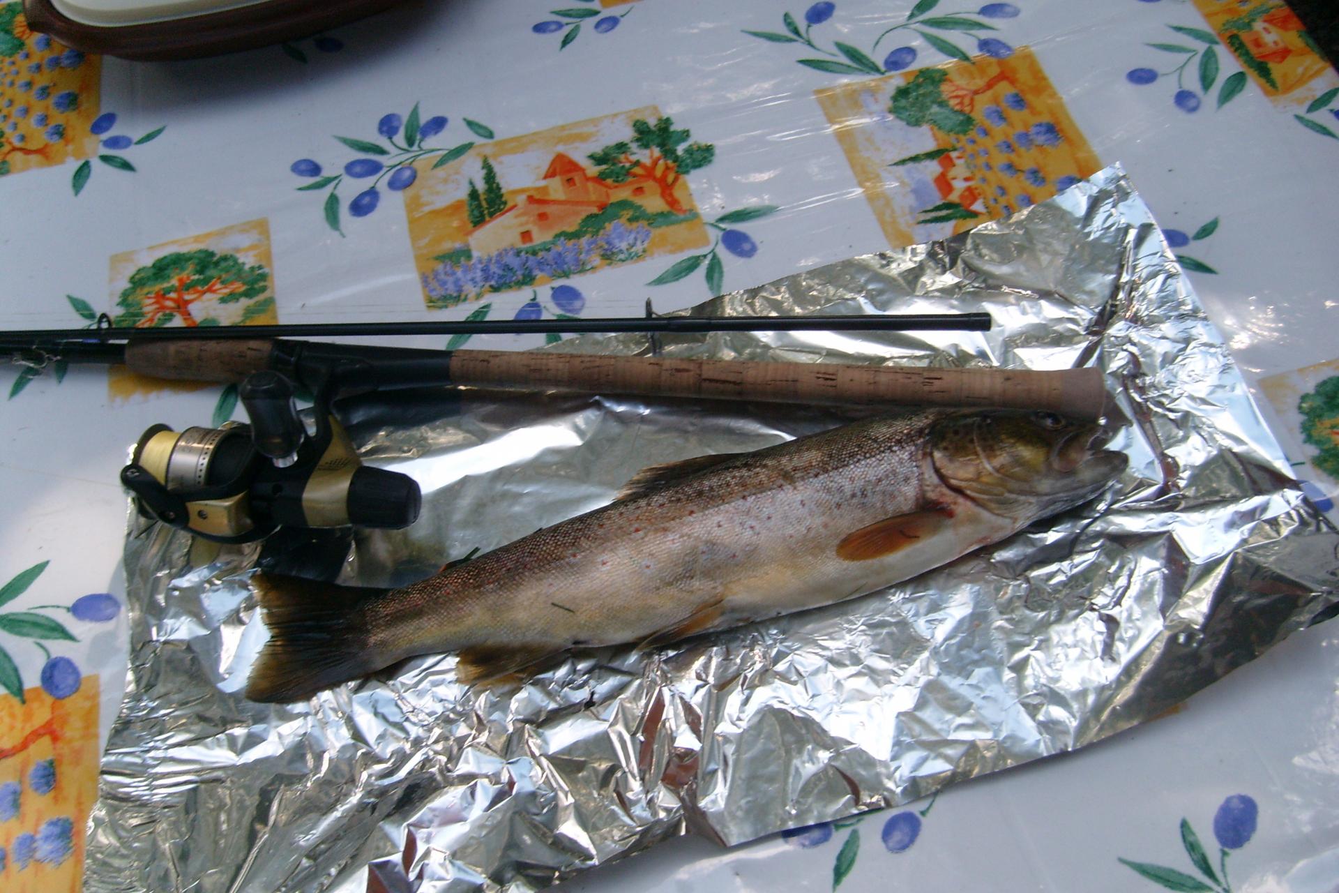 Pêche à la truite dans le Chapeauroux