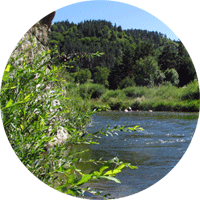 Camping en lozère - les eaux vives - plage du nouveau monde